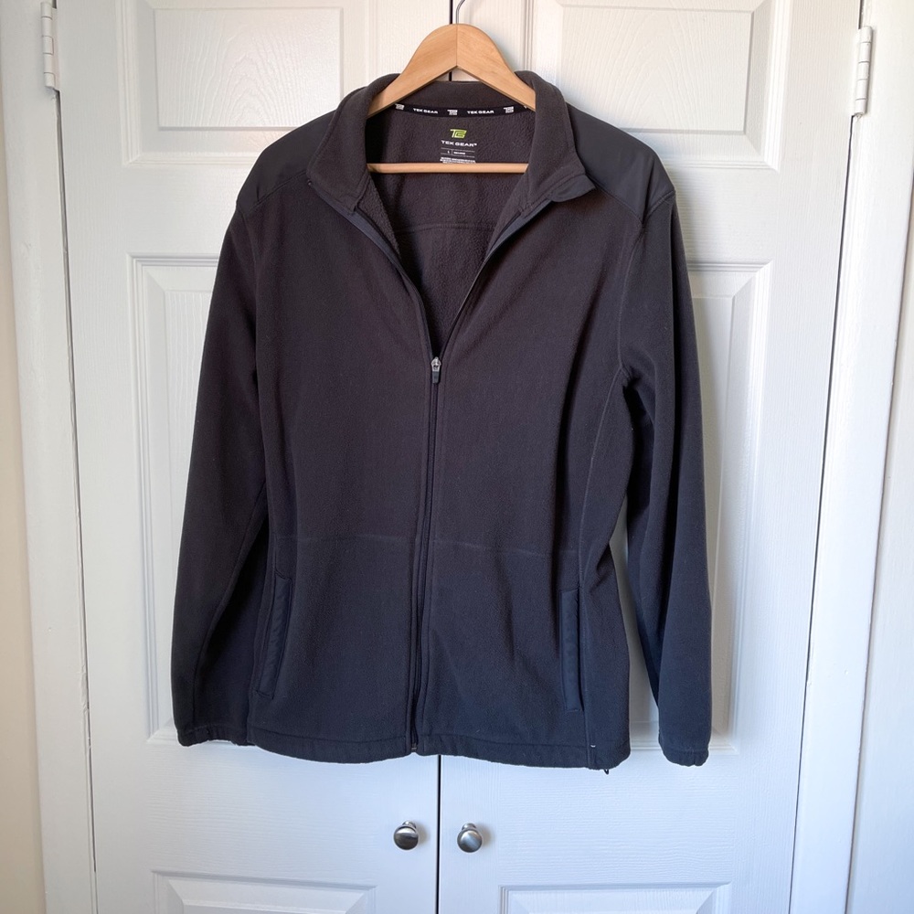 Tek Gear Full Zip Fleece Gray